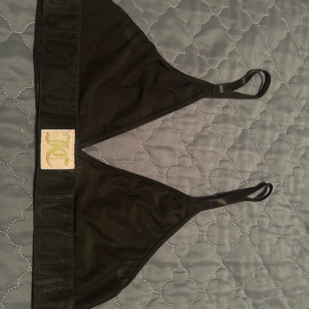 Juicy Couture Black Mesh Bralette